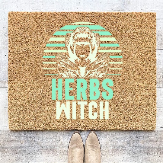 Herbs Witch Herbalism Herbalist Herb Gardening Coir Doormats