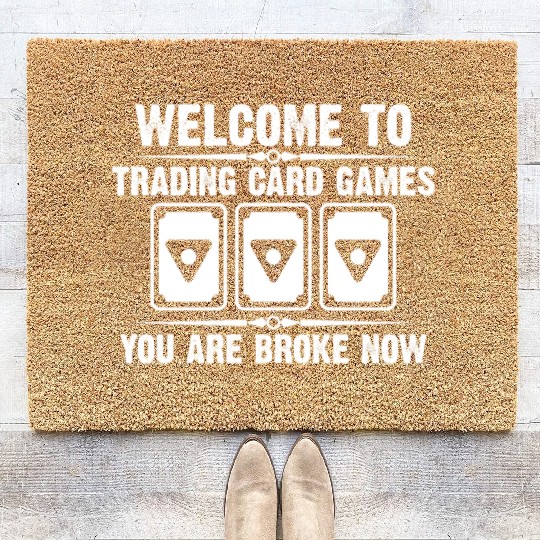 Welcome to Trading Card Games Card Collector Coir Doormats