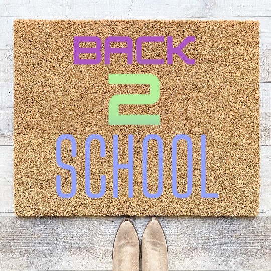 Back to School Coir Doormats