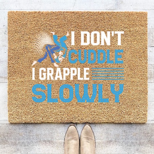 Brazilian Jiu Jitsu Sarcastic Quote MMA BJJ Coir Doormats