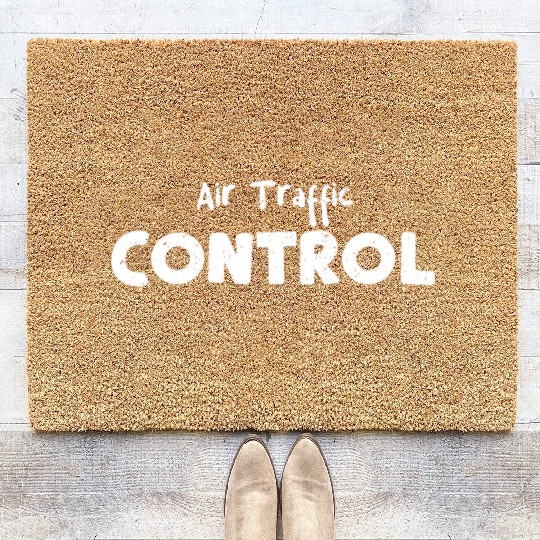 Air Traffic Control - Airport Coir Doormats