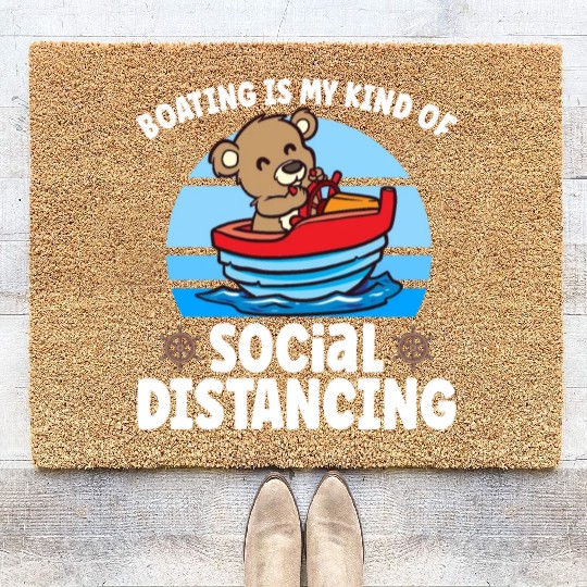Sailing Sailboat Boating Kid Child Yacht Boat Coir Doormats