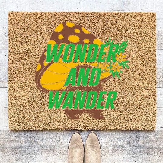 Fungi Coir Doormats, Wonder And Wander Coir Doormats, Funny Healthy