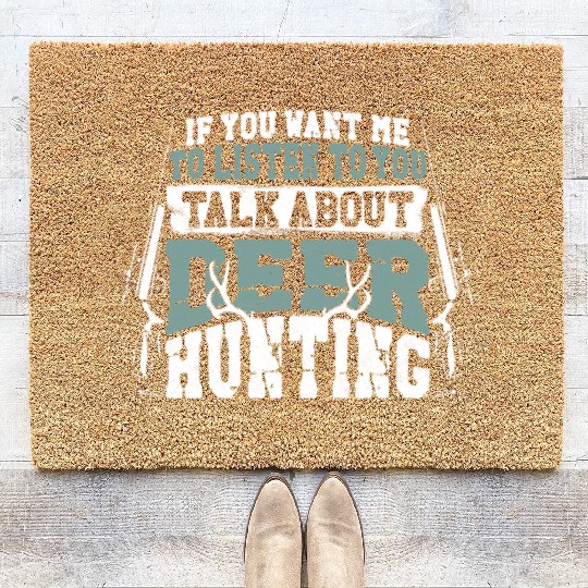 Buck Deer Hunting Hunter If You Coir Doormats