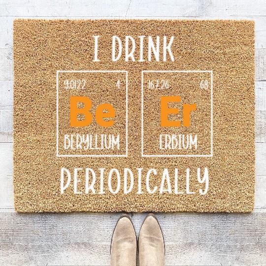 Chemistry Science Physics Research Nerd Humor Coir Doormats