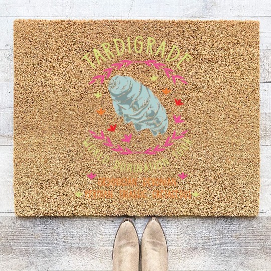 Tardigrade World Domination Tour for Tardigrade Coir Doormats