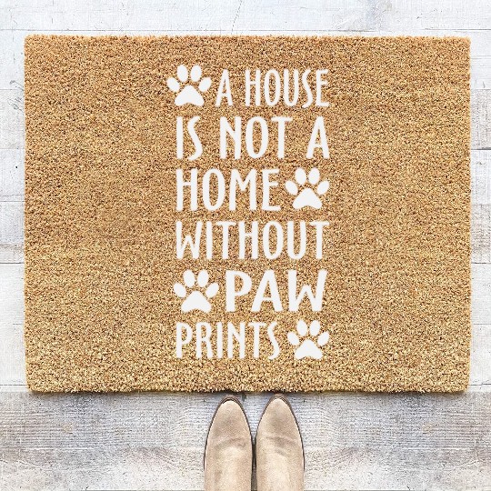 Paw prints Coir Doormats