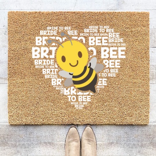 Bride To Bee Funny Engagement Future Wife Gift Coir Doormats