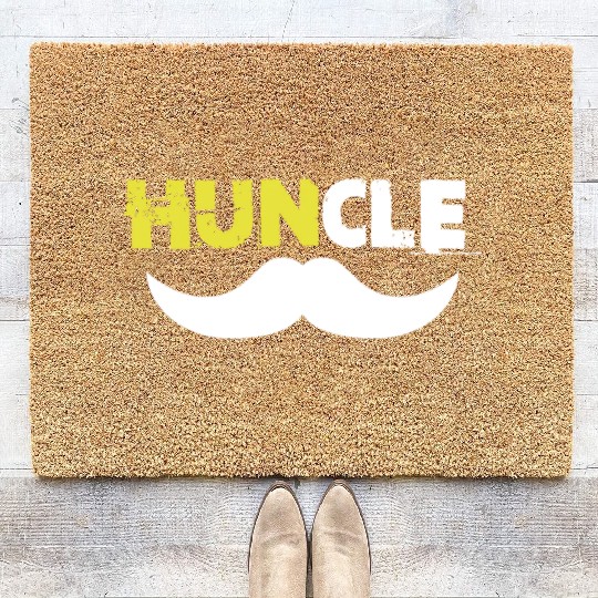 Huncle Eroded Yellow Coir Doormats