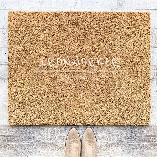 Ironworker TYPE Ironworkers Coir Doormats