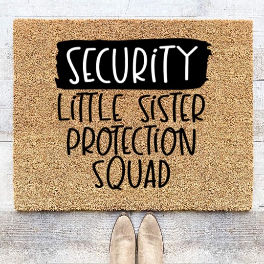 Big Brother Coir Doormats Security for Little Sister