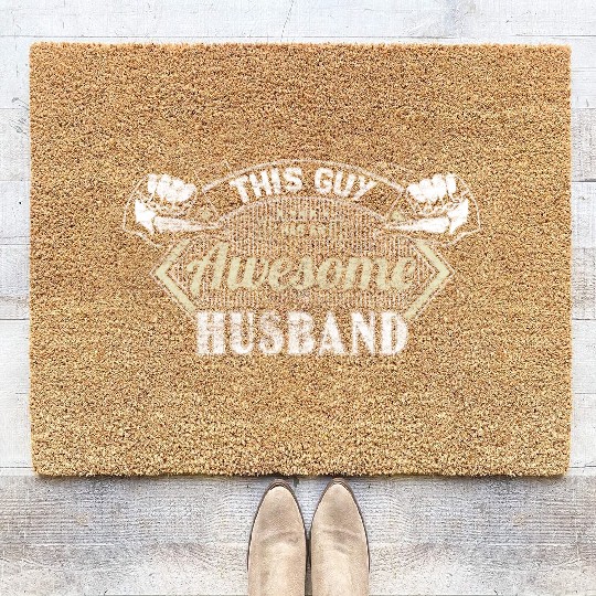Gay Marriage Wedding Anniversary Wedding Ring Gift Coir Doormats