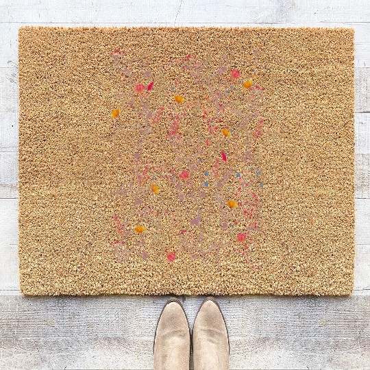 Wildflowers Women Flowers Gardening Coir Doormats