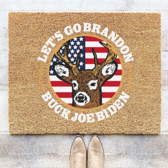Buck Joe Biden Coir Doormats