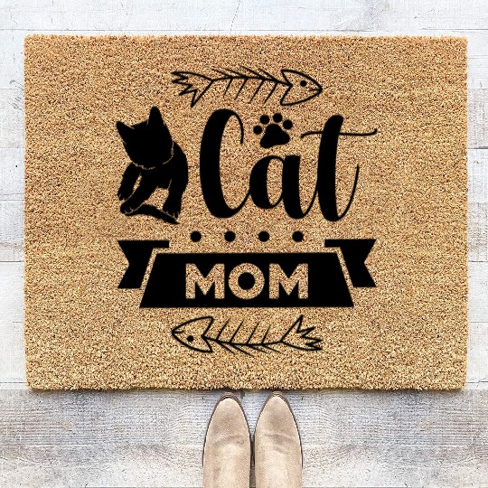 Best Cat Mom Coir Doormats