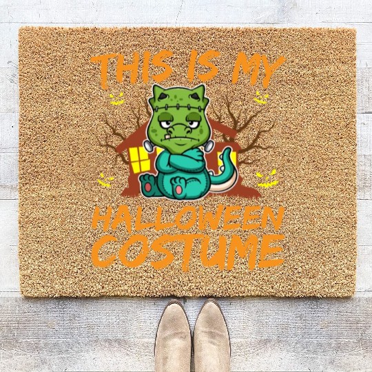 Scary Creepy Animal This Is My Halloween Costume Coir Doormats