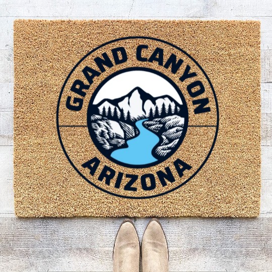 Grand Canyon Arizonna State Lovers Mountains Nature Coir Doormats