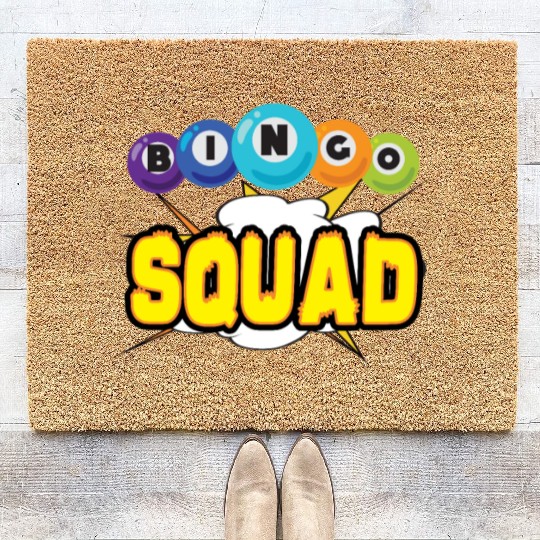 Bingo Card Game Grandma Bingo Player Bingo Cards Coir Doormats