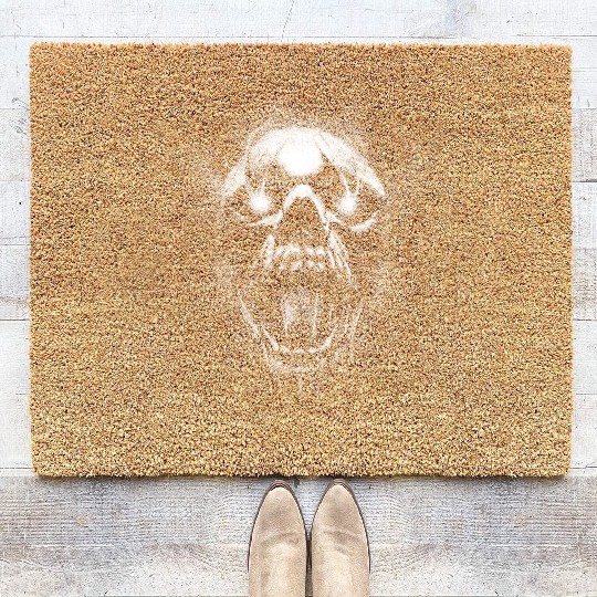 Skull Scream Coir Doormats