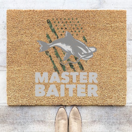 Master Baiter - Wels Catfish Hunter Coir Doormats