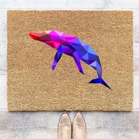 Whale Squad Whale lover Whale Graphics Coir Doormats