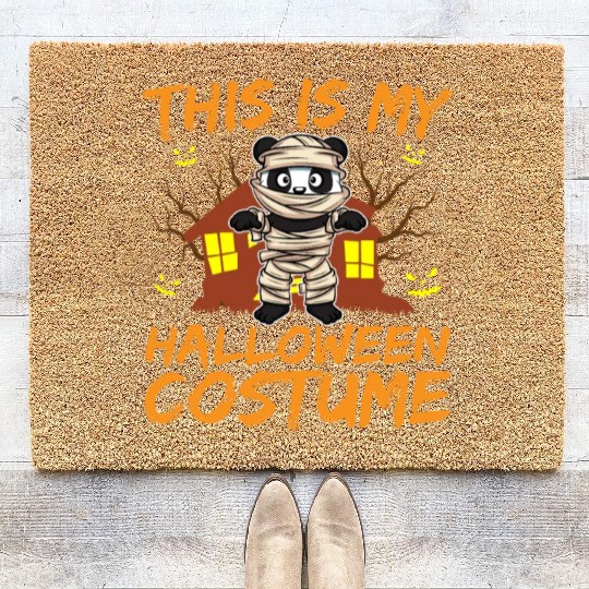 Scary Creepy Animal This Is My Halloween Costume Coir Doormats