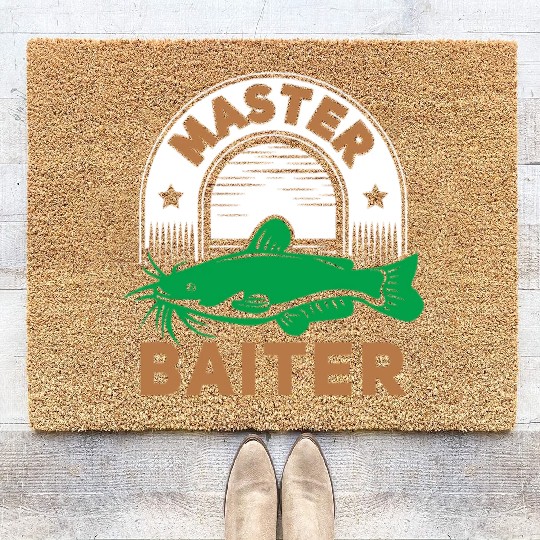 Master Baiter - Wels Catfish Hunter Coir Doormats