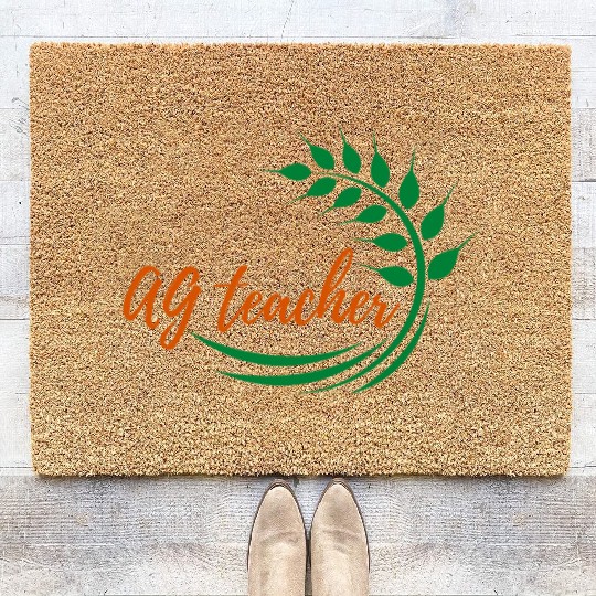Cool AG Agriculture Teacher Coir Doormats & Gifts