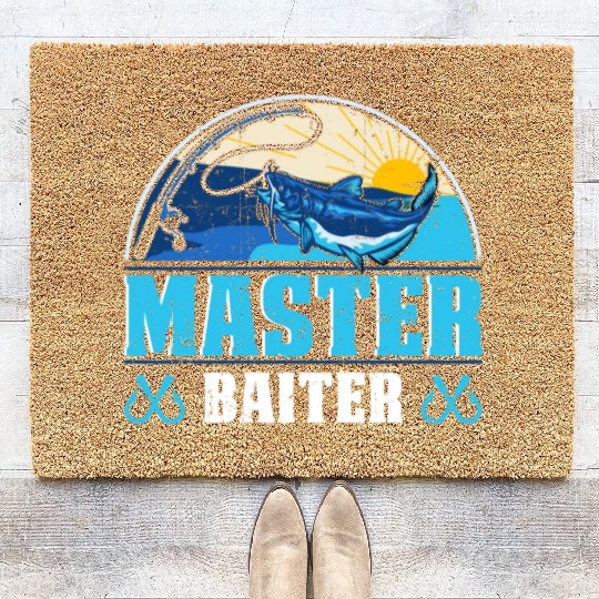 Master Baiter - Wels Catfish Hunter Coir Doormats