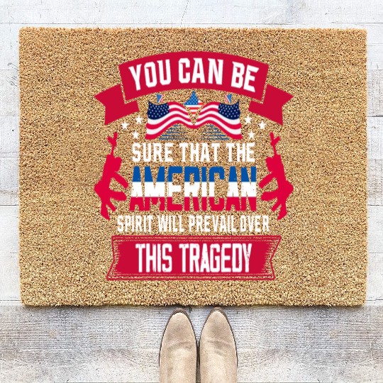 Patriot Day 9 11 American Spirit Coir Doormats