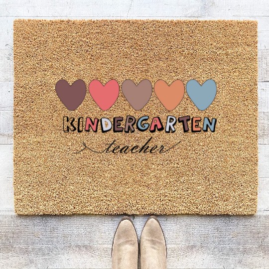 Kindergarten Teacher Coir Doormats Women Teaching Coir Doormats