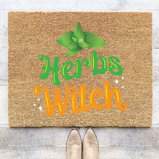 Herbs Witch Herbalism Herb Gardening Herbalist Coir Doormats