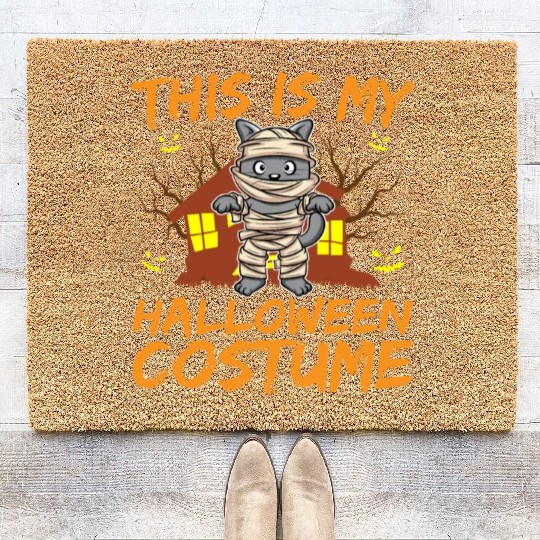 Scary Creepy Animal This Is My Halloween Costume Coir Doormats