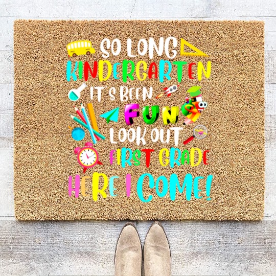 SO LONG KINDERGARTEN Coir Doormats