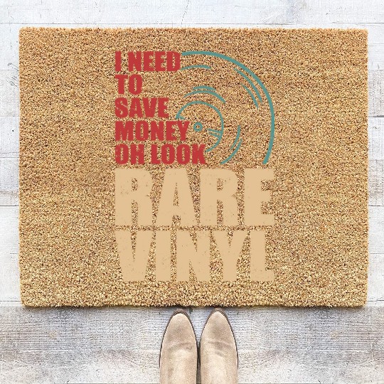 Vinyl Collector Record Collection Coir Doormats