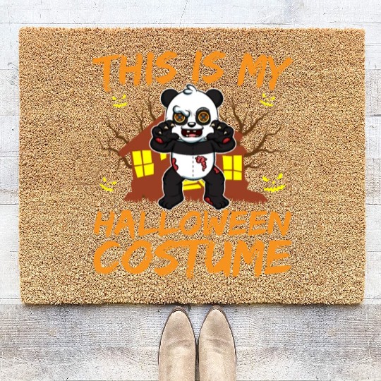 Scary Creepy Animal This Is My Halloween Costume Coir Doormats