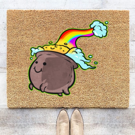 A Pot Of Gold At The End Of A Rainbow For St. Coir Doormats