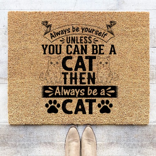 Cat Owner I Always Be Yourself Unless You Can Be A Coir Doormats