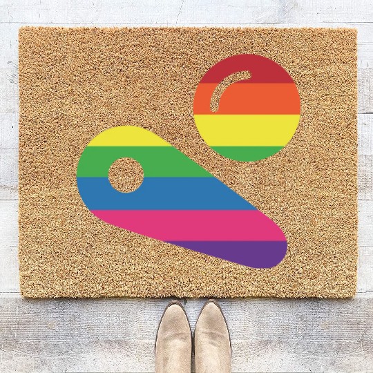 Pinball LGBT Player Coir Doormats