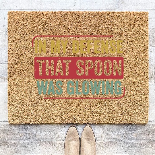 Chemistry Spoon Science Chemist Funny Laboratory Coir Doormats