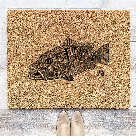 Cubera Snapper Ink Remastered Coir Doormats