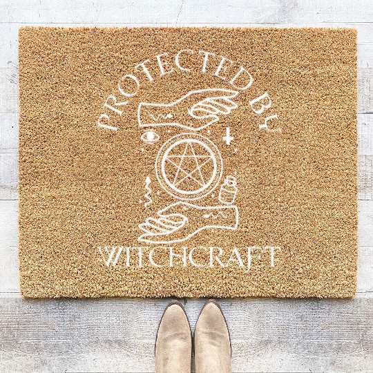 Protected By Witchcraft Coir Doormats