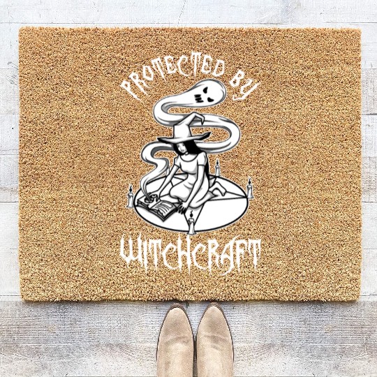 Protected By Witchcraft Coir Doormats
