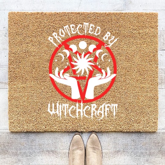 Protected By Witchcraft Coir Doormats