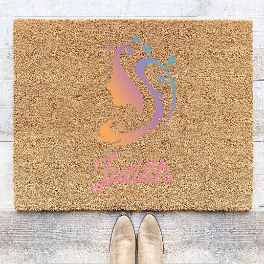 Evelyn Name Epic Feminine Woman, Girl, Lady Coir Doormats