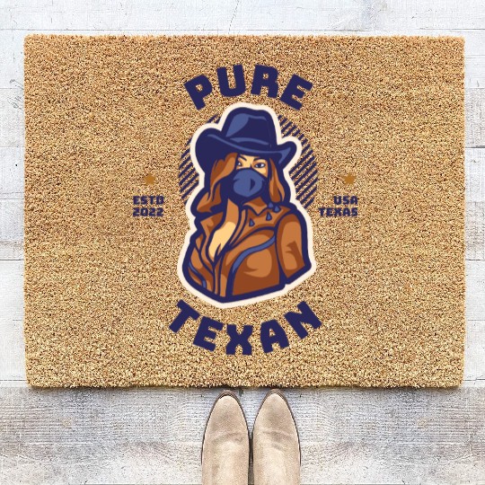 Pure Texan - Texas lover Coir Doormats