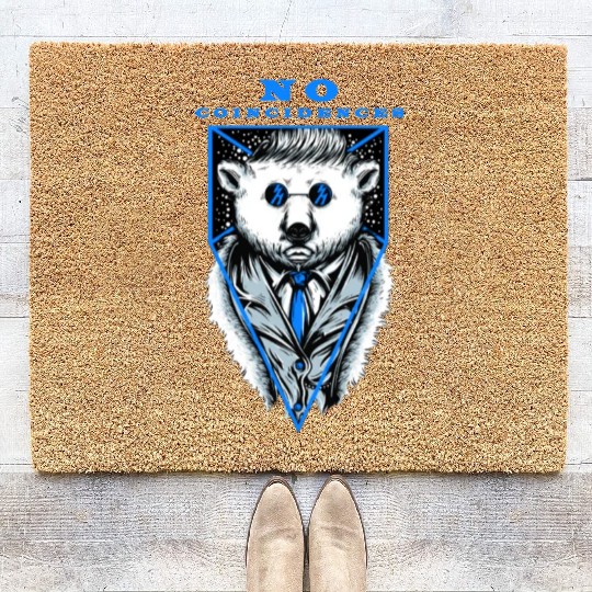 banda -Gangster bear Coir Doormats