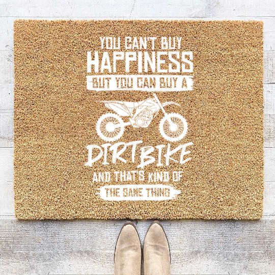 Dirt Bike Electric Motocross Riding MX Rider Coir Doormats