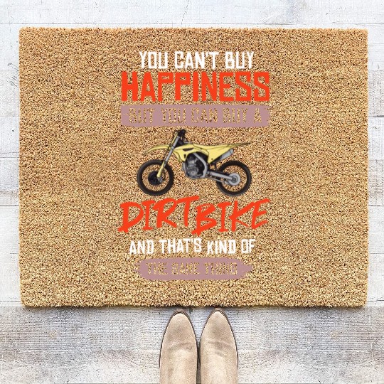 Dirt Bike Electric Motocross Riding MX Rider Coir Doormats