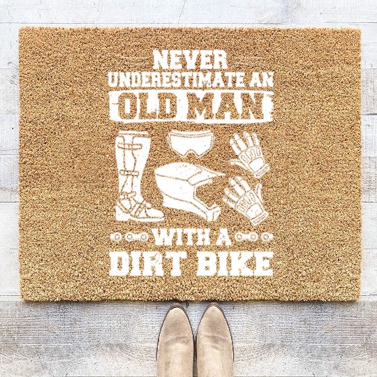 Dirt Bike Electric Motocross Riding MX Rider Coir Doormats